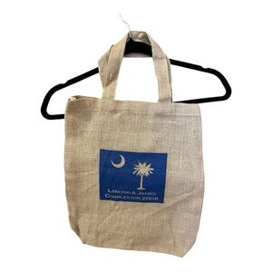 Landon & James 2008 Burlap Tote Bag, Southern Charm of Charleston, 2008, NWOT.